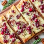 Cranberry Brie Flatbread Recipe