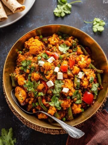 Spiced Mixed Vegetable Stir-Fry with Paneer Recipe