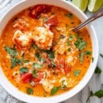 Easy Thai Shrimp Coconut Curry Soup Recipe