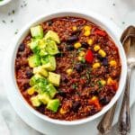 One Pot Quinoa Chili with Meat Recipe