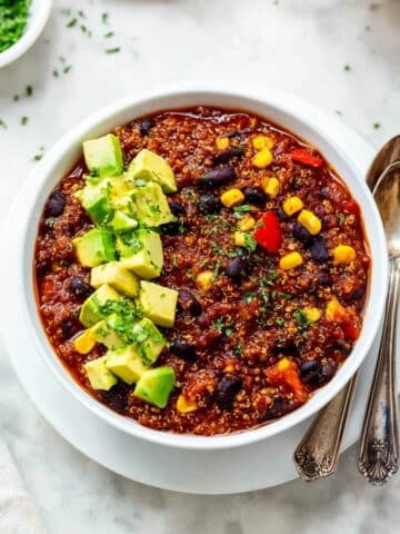 One Pot Quinoa Chili with Meat Recipe