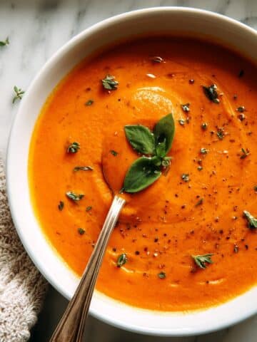 High Protein Cottage Cheese Tomato Soup Recipe