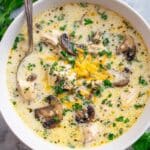Low Carb Chicken Mushroom Soup Recipe
