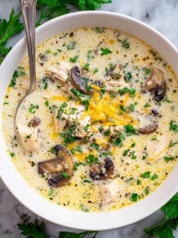 Low Carb Chicken Mushroom Soup Recipe