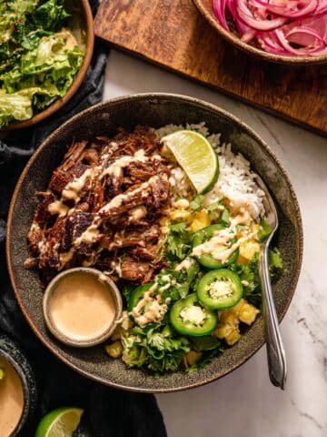 Crockpot Chipotle Pineapple Pot Roast Bowls Recipe