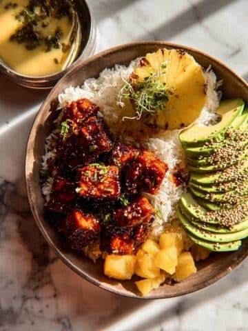 Chipotle Pineapple Chicken with Bang Bang Sauce Recipe