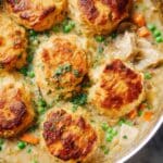 Chicken Stew with Biscuit Topping Recipe