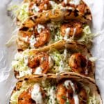 Prawn Tacos with Chipotle Lime Marinade and Slaw Recipe