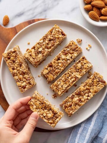 Honey Oat Granola Bars Recipe