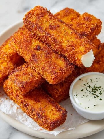 Crispy and Spicy Nashville Hot Mozzarella Sticks Recipe