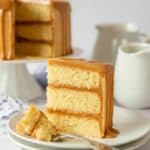 Caramel Cake with Rich Caramel Icing Recipe