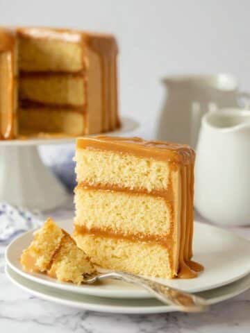 Caramel Cake with Rich Caramel Icing Recipe