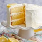 Lemon Cheesecake Cake Recipe