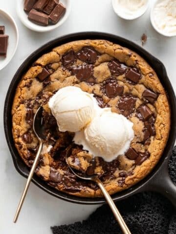 Chocolate Chunk Skillet Cookie Recipe