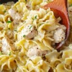 One Pot Chicken and Noodles Skillet Recipe
