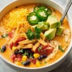 Creamy Chicken Tortilla Soup Recipe