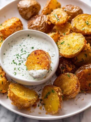 Crispy Roasted Parmesan Potatoes Recipe