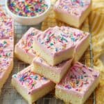 Frosted Sugar Cookie Bars Recipe