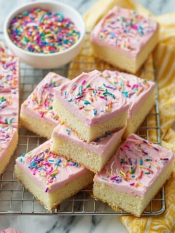 Frosted Sugar Cookie Bars Recipe