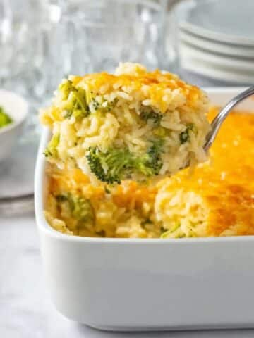 Cheesy Broccoli Rice Casserole Recipe