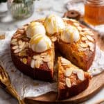 Honey Cake with Almonds and Honey Syrup Recipe
