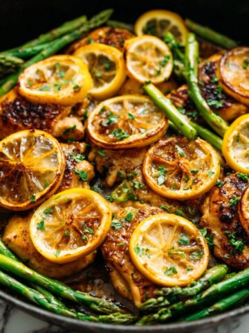 5 Ingredient Lemon Chicken with Asparagus Recipe