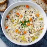 Leftover Turkey Wild Rice Soup Recipe