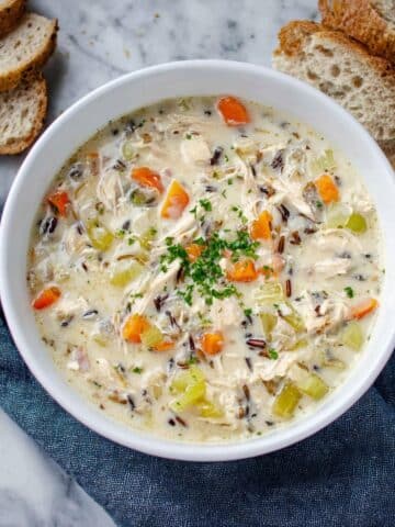 Leftover Turkey Wild Rice Soup Recipe
