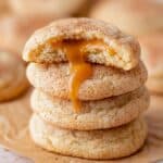 Caramel-Stuffed Snickerdoodle Cookies Recipe