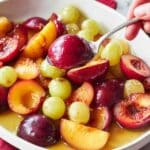 Baked Fruit with Honey, Spices, and Prosecco Recipe