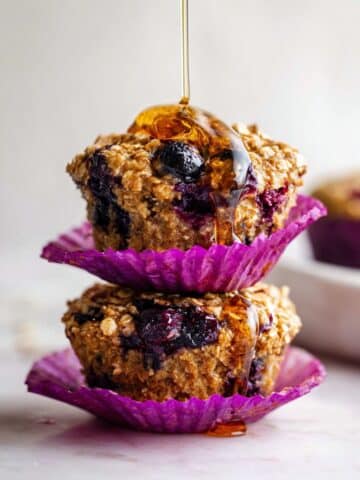 Baked Blueberry Oatmeal Cups Recipe