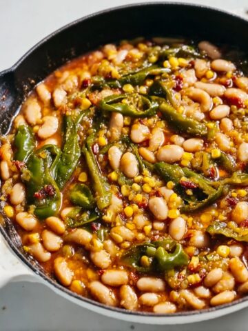 White Bean Enchilada Skillet Recipe