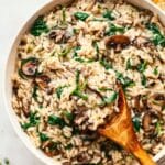 Creamy Garlic Mushroom Orzo Recipe