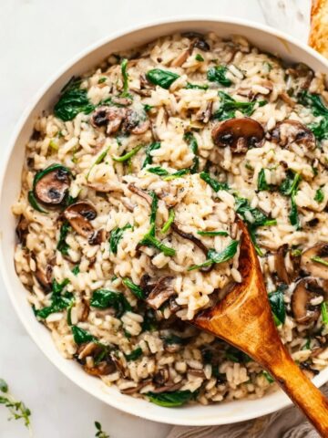 Creamy Garlic Mushroom Orzo Recipe