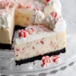White Chocolate Peppermint Cheesecake Recipe