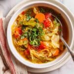 Lemon Chicken Soup with Fresh Herbs and Parmesan Recipe