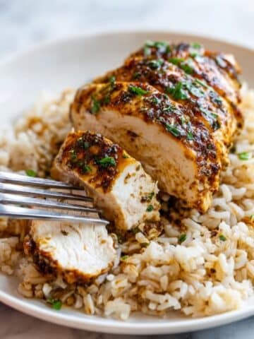 Garlic Butter Chicken and Rice Recipe