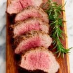 Roasted Beef Tenderloin with Herb Crust and Rich Gravy Recipe