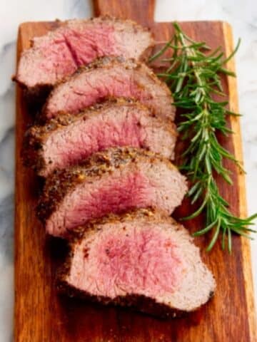 Roasted Beef Tenderloin with Herb Crust and Rich Gravy Recipe