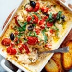Baked Feta Dip with Cherry Tomatoes Recipe