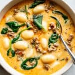 Creamy Italian Sausage Gnocchi Soup Recipe