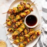 Yakitori Grilled Chicken Skewers with Soy, Mirin, and Ginger Recipe
