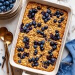 Easy Lemon Blueberry Baked Oatmeal Recipe
