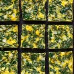 Cottage Cheese Egg Bake with Spinach and Parmesan Recipe