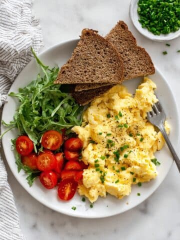 Cottage Cheese Scrambled Eggs Recipe