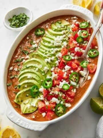 Baked Bean Dip with Green Chiles and Mexican Cheese Recipe