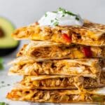 Chicken and Vegetable Quesadilla Recipe