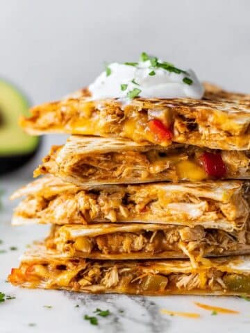 Chicken and Vegetable Quesadilla Recipe