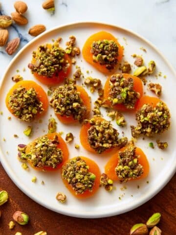 Chocolate Covered Apricots with Pistachios Recipe