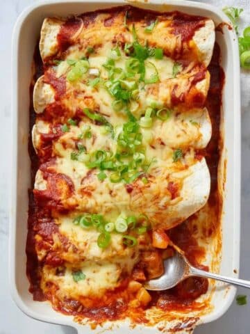 Vegetarian Butternut Squash Enchiladas Recipe